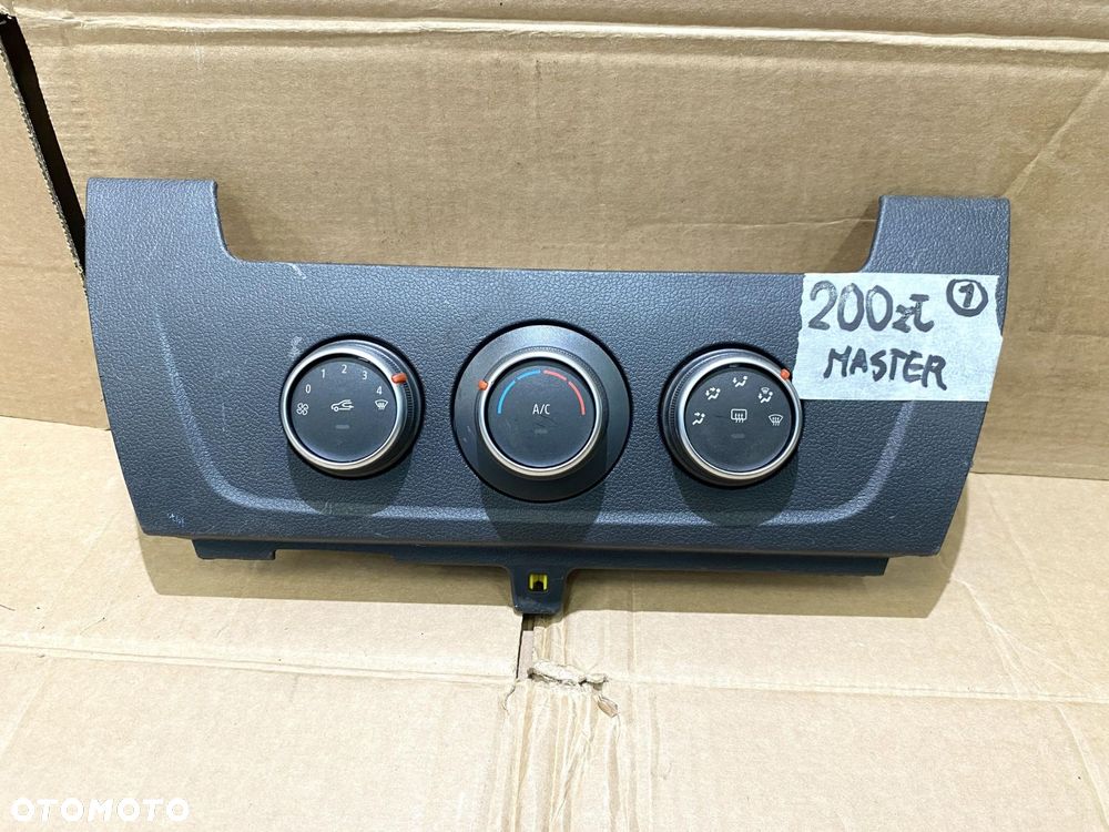 MASTER 3 MOVANO NV400 10- PANEL NAWIEWU STEROWANIA NAWIEWEM I KLIMATYZACJĄ - 1