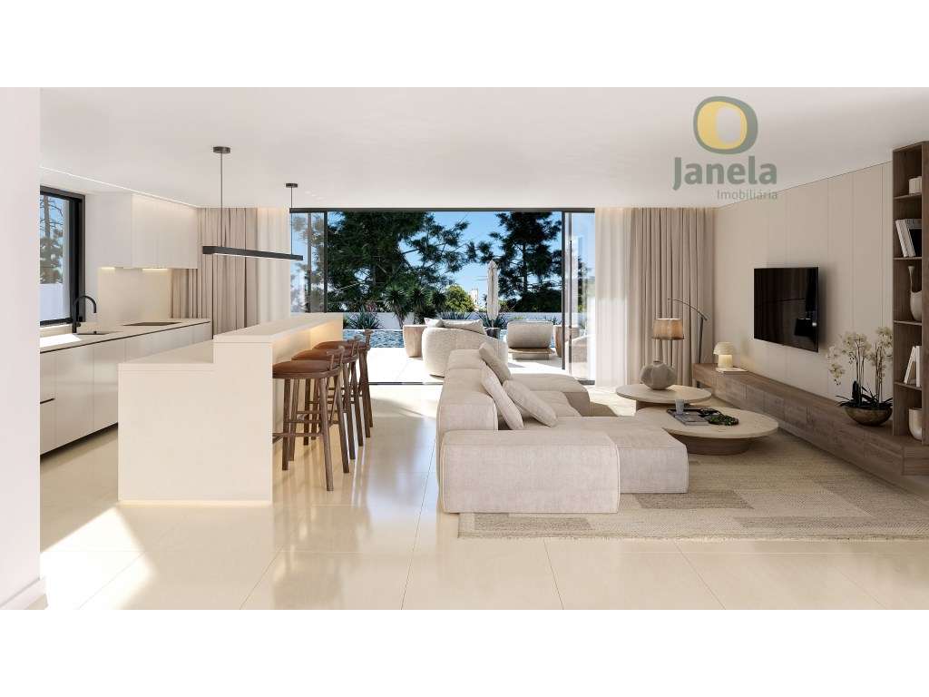 Luxuosa Moradia Moderna em construção, com piscina e jardim, garage... - Grande imagem: 2/9