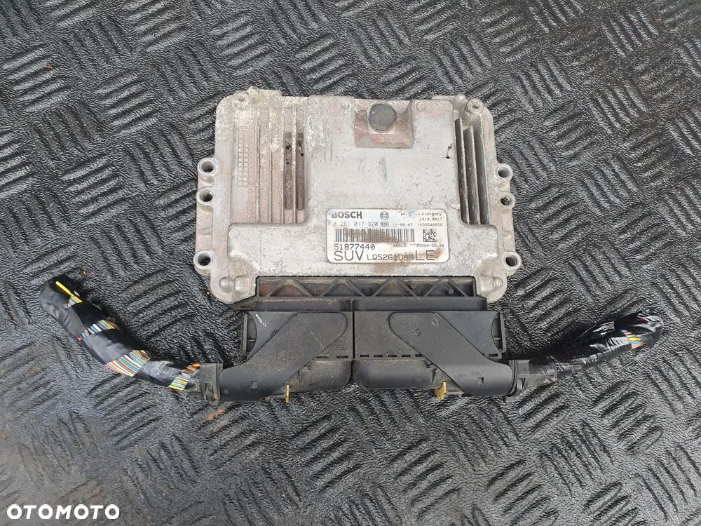 KOMPUTER STEROWNIK SILNIKA 51877440 0281017320 FIAT SEDICI 2.0D + WTYCZKI INSTALACJA