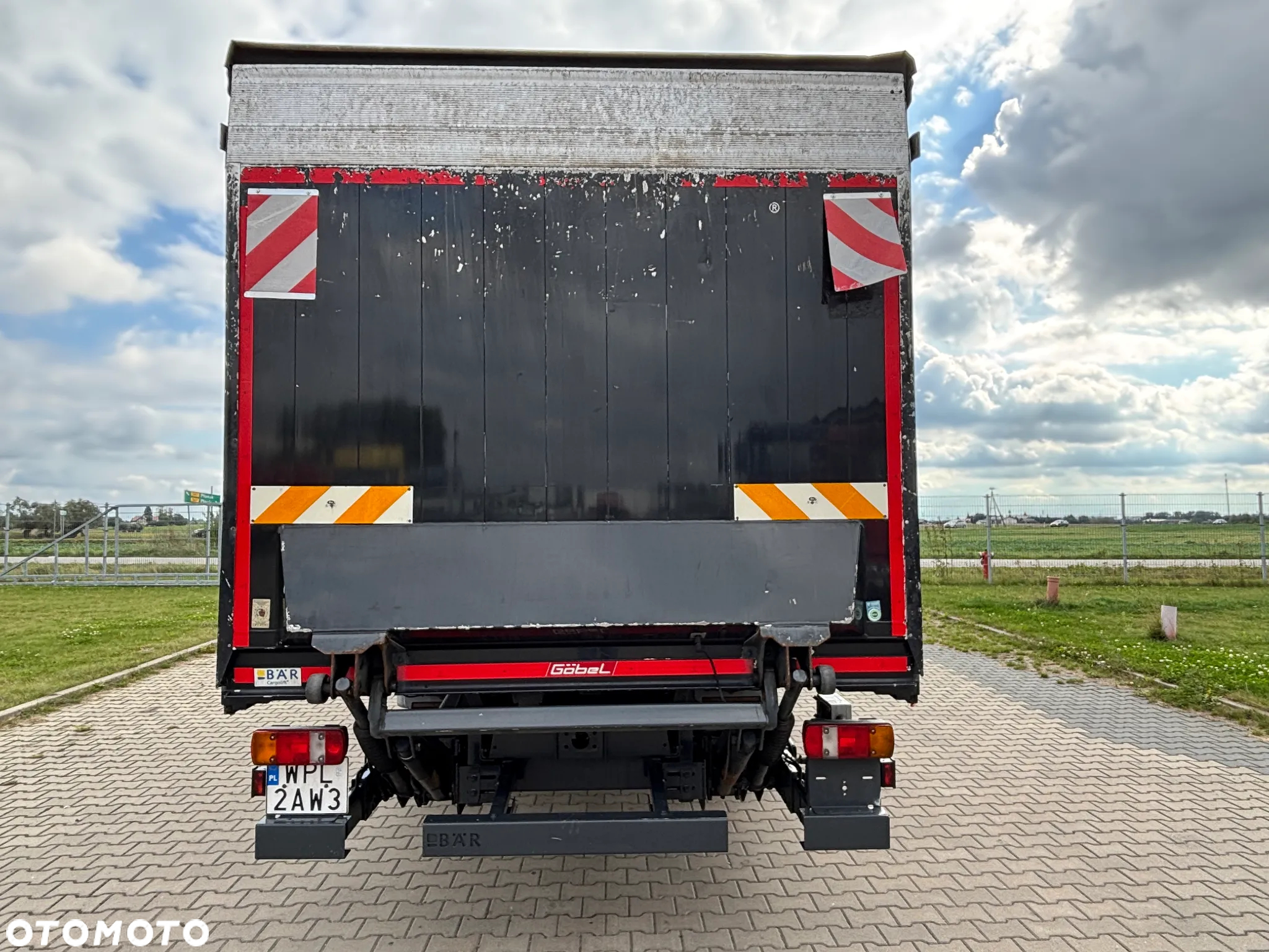 Mercedes-Benz ATEGO 1224 firanka, plandeka, burty aluminiowe, winda, do zabudowy (laweta, kontener, izoterma, wywrotka) - 12