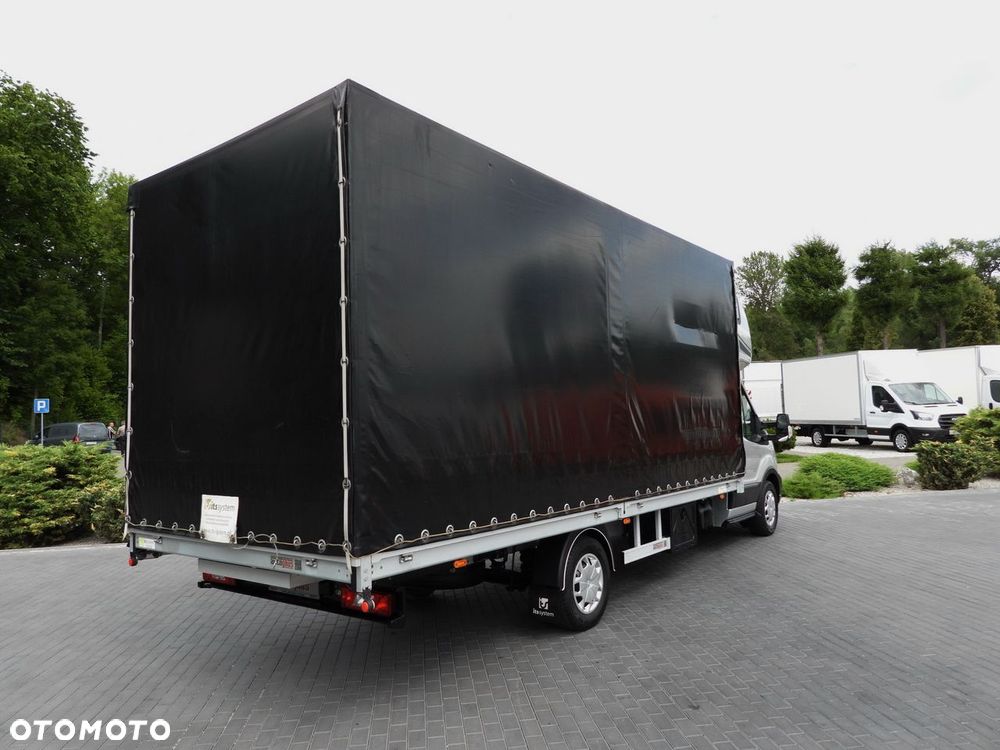 Ford TRANSIT PLANDEKA 10 PALET WEBASTO TEMPOMAT LEDY PNEUMATYKA KLIMATYZACJA  160KM - 4