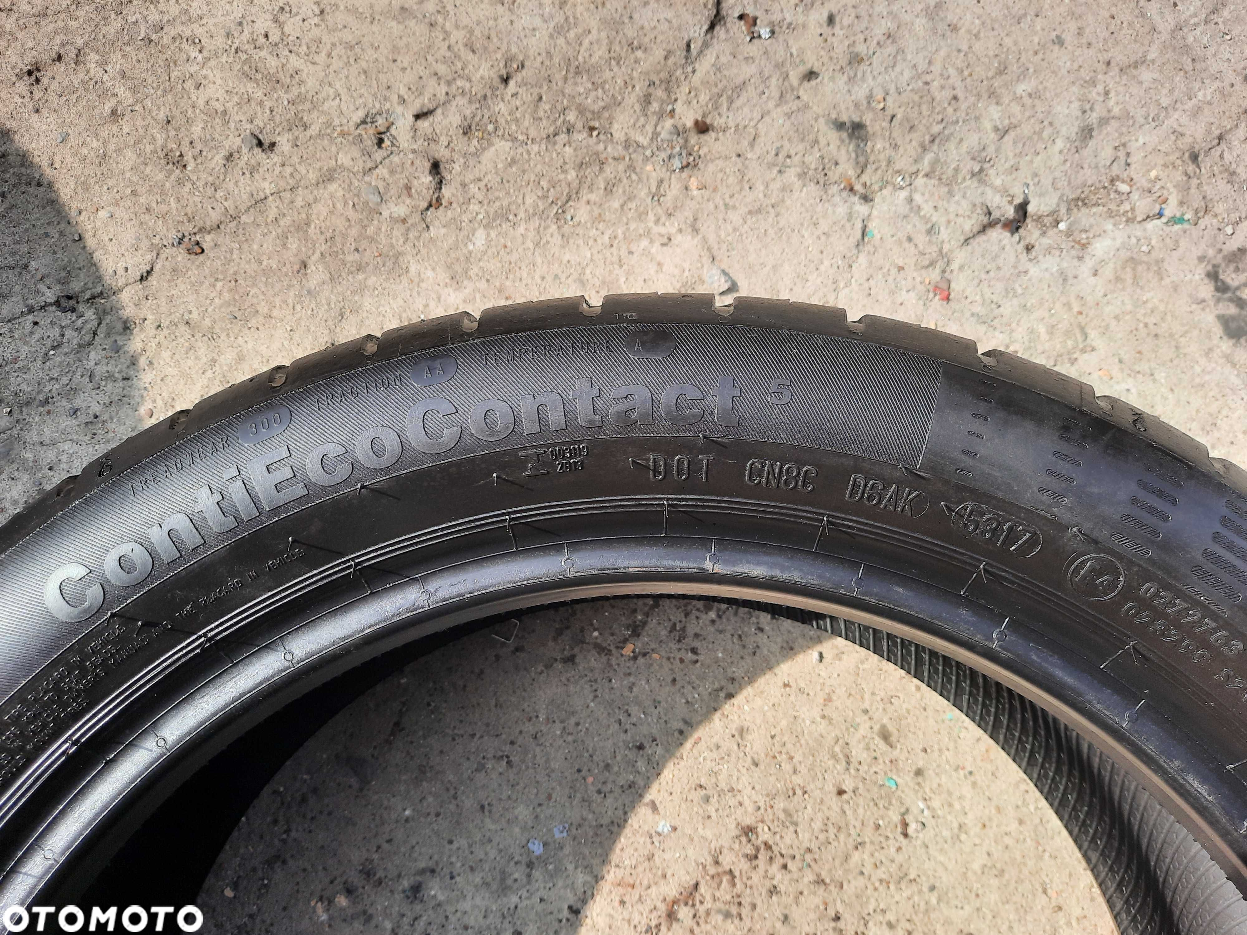 Opony letnie klasy premium CONTINENTAL EcoContact 5 185/50/16 - 5