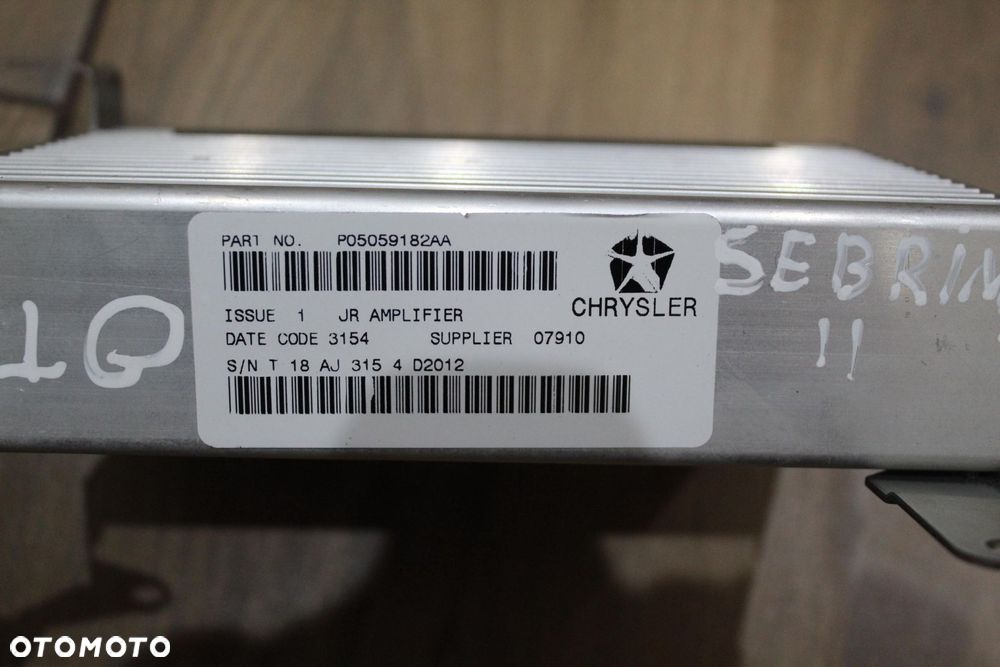 WZMACNIACZ RADIA CHRYSLER SEBRING II P05059182AA - 5