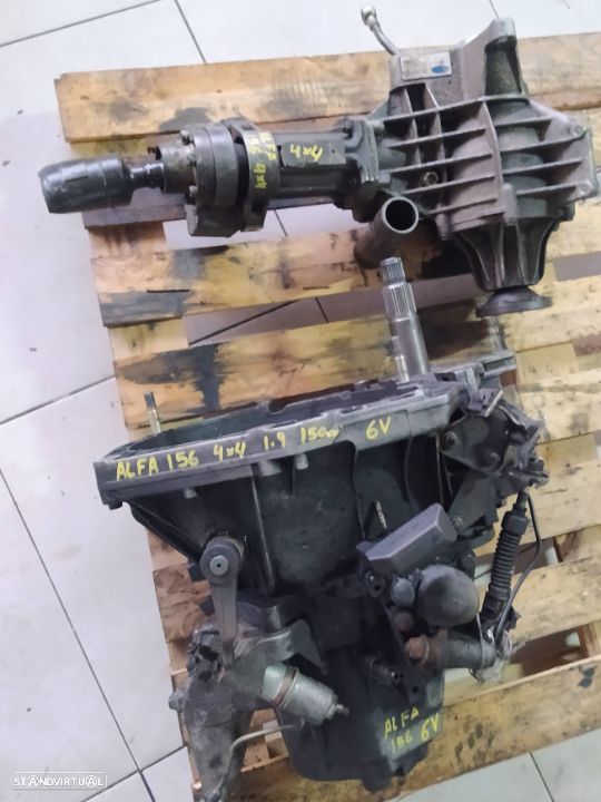 caixa Q4 Alfa Romeo 156 1.9jtd 16v 150cv caixa 6 velocidades 4x4 - 1