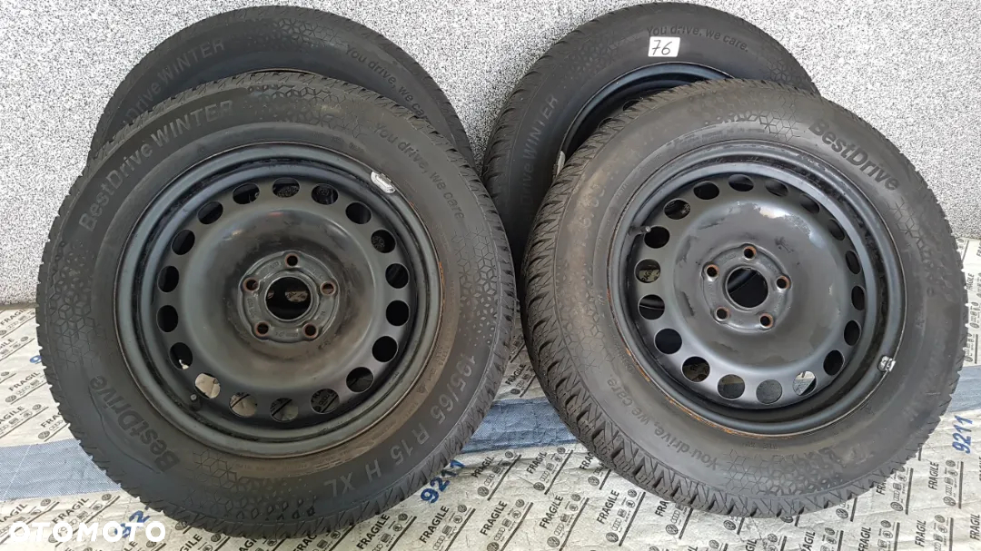 KOŁA ZIMA OPEL ASTRA K  5X105  6jx15 ET37 195/65R15  CZUJNIKI - 17