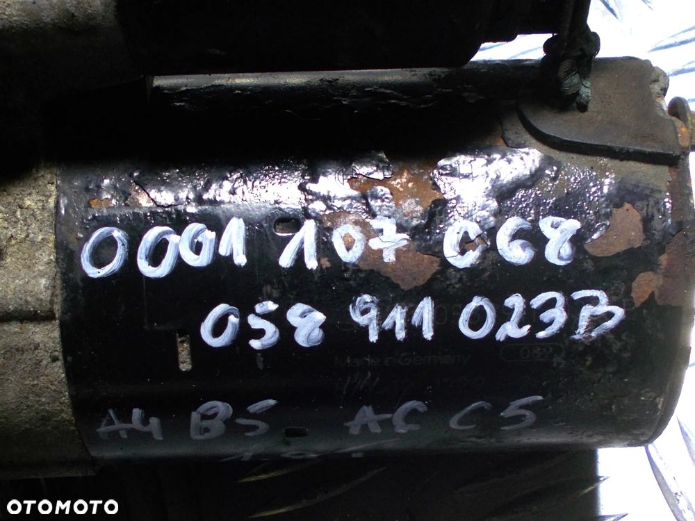 Audi 80 B3 B4 100 A6 C4 A4 B5 B6 rozrusznik 1.6 1.8 1.8T 2.0 - 3