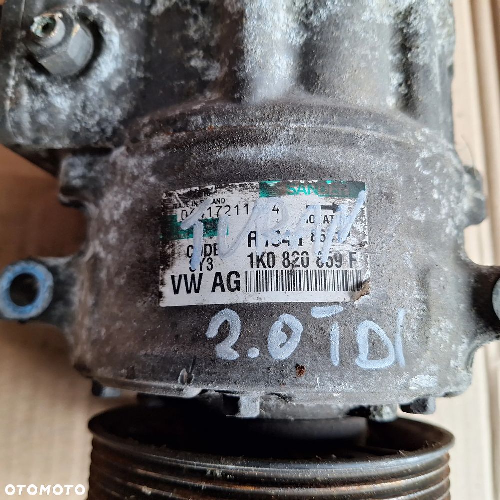 SPREZARKA KLIMATYZACJI TOURAN ALTEA TOLEDO VW AUDI SKODA SEAT 2.0 TDI 1K8200859F - 2