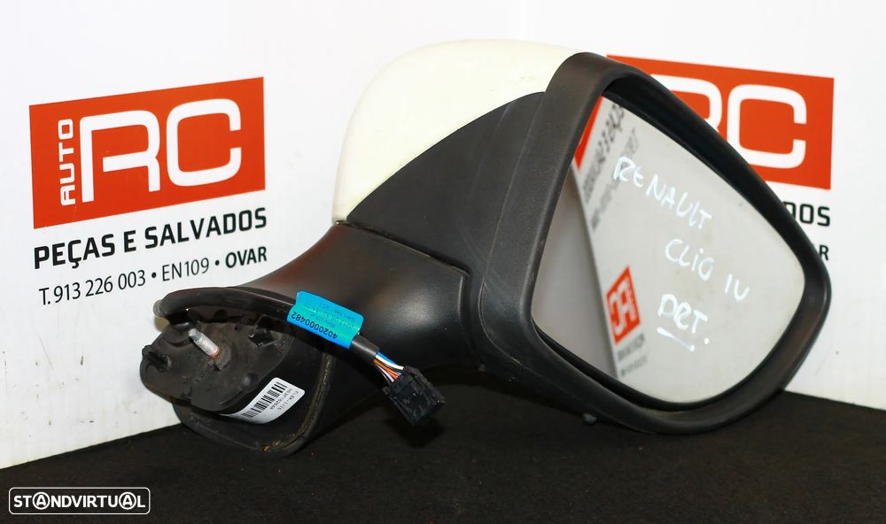 ESPELHO RETROVISOR DIREITO RENAULT CLIO IV - 2