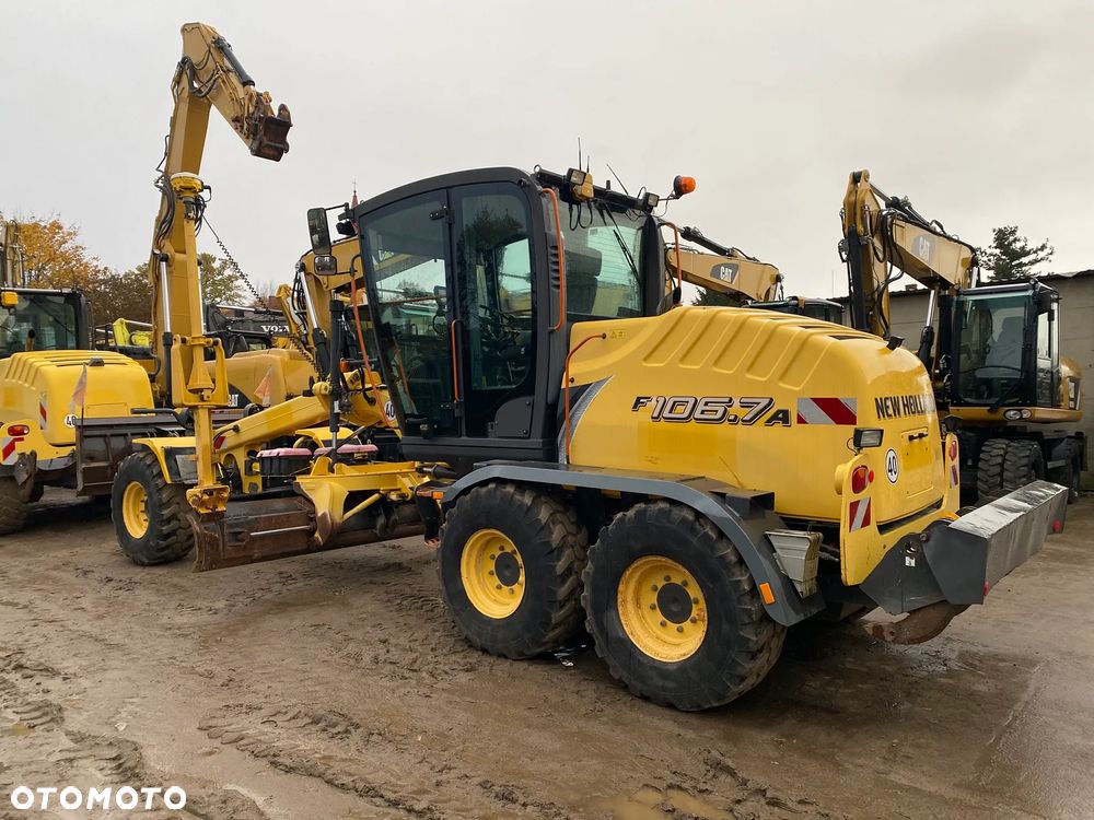New Holland F106.7A, 7800 MTH, SYSTEM NIWELACJI TRIMBLE 3D, Z NIEMIEC, NAPĘD 6X6, ZRYWAK, PRZEDNI PŁUG, - 5