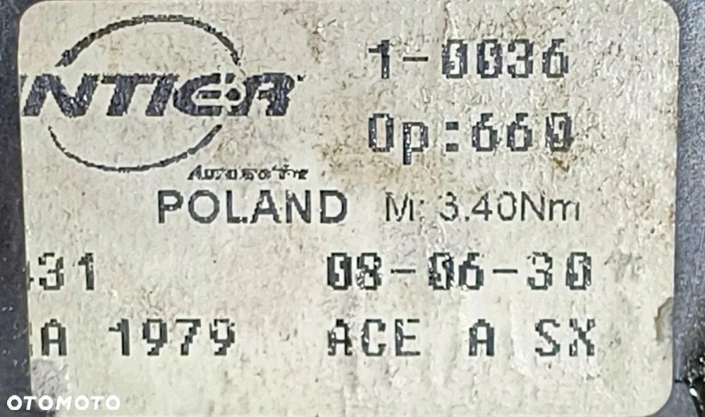 ALFA ROMEO 159 05-11r PODNOŚNIK SZYBY LEWY PRZÓD - 2