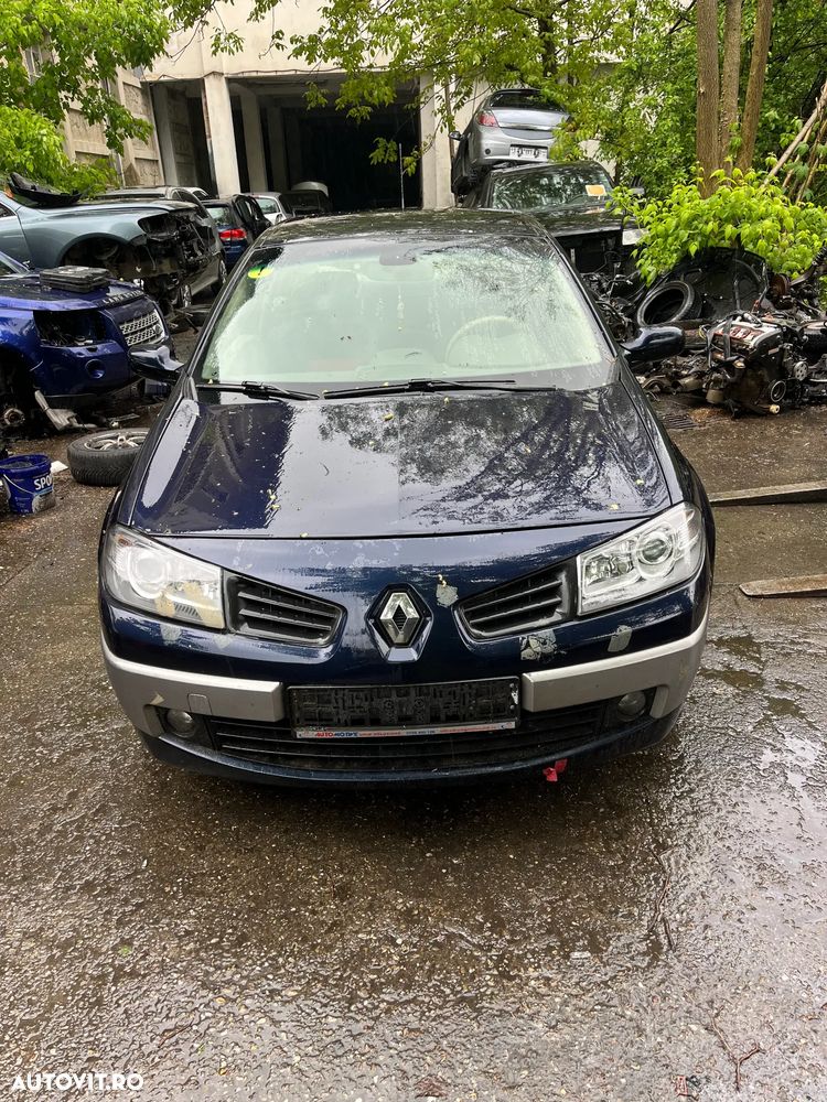 Dezmembrez Renault Megane 2 facelift 2008 albastru inchis 1,6 16V benzina NV472 - 5