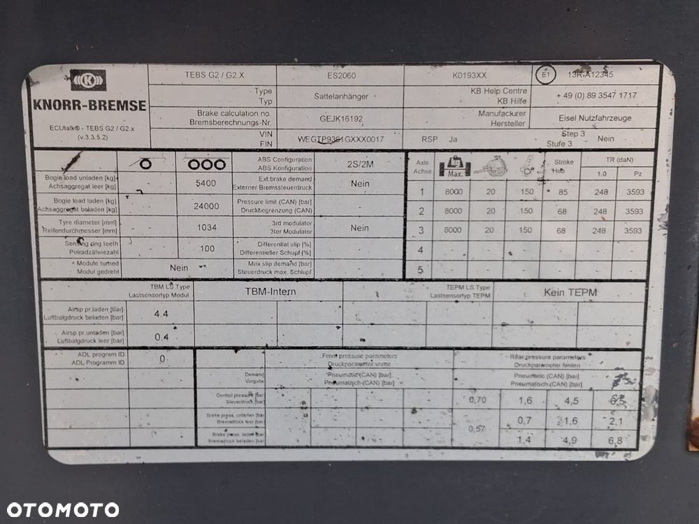Inny EISEL wywrotka aluminiowa ok.42m3 - 9