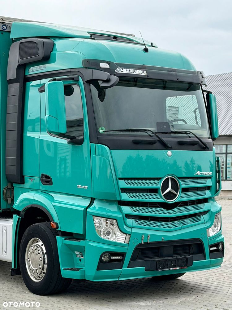Mercedes-Benz ACTROS 1845 / FIRANKA / 18 EUROPALET / ALUSY / 8 000 KG ŁADOWNOŚCI / 2018 ROK / SPROWADZONY / AUTOMAT / SYPIALKA / EURO 6 - 8