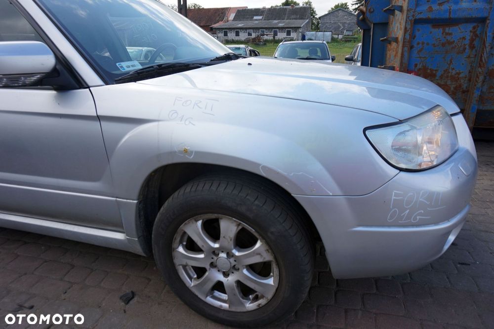 MASKA ZDERZAK BŁOTNIKI LAMPY FORESTER II SG LIFT 01G  SUBARU 2006-2008 SREBRNY PRZÓD KOMPLETNY - 16