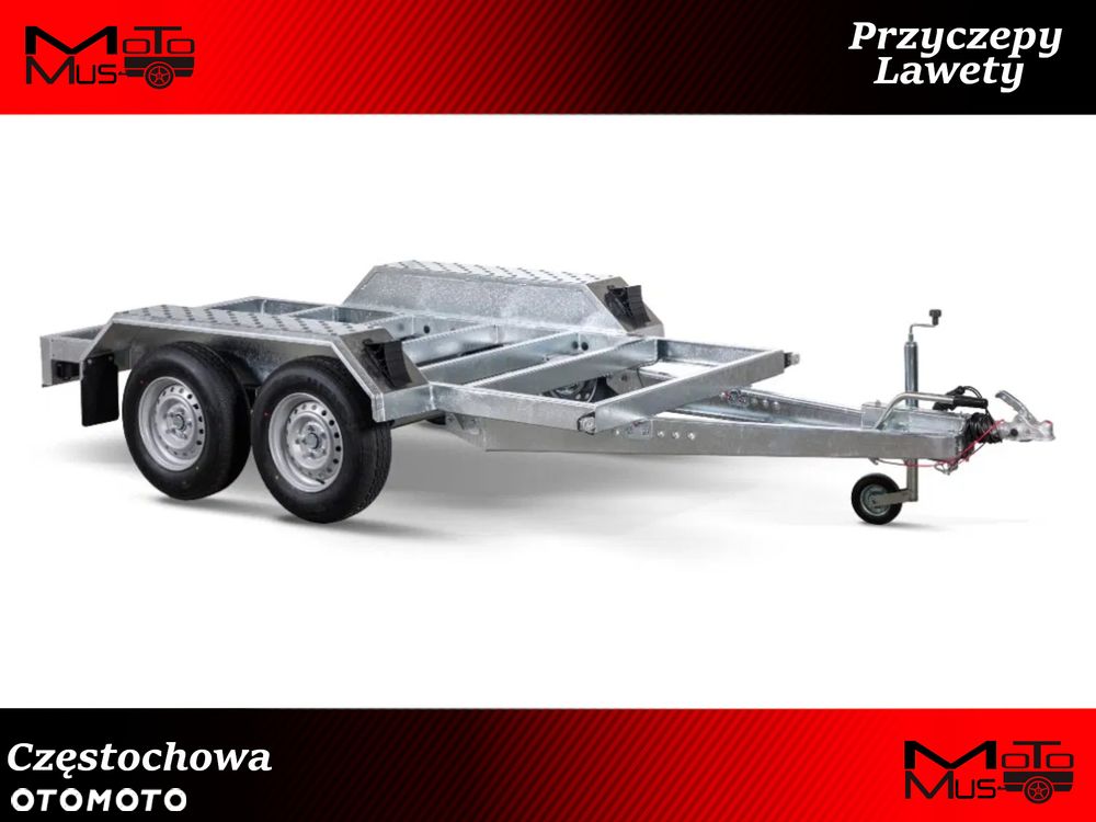 Niewiadów Przyczepa do przewozu agregatu Niewiadów AG2730HT 307x134 cm dostawa pod dom