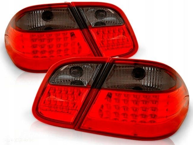 Lampy tyl kpl Led Diodowe Tuning Red Smoke Dymione Mercedes Clk C 208 97-03 - 1