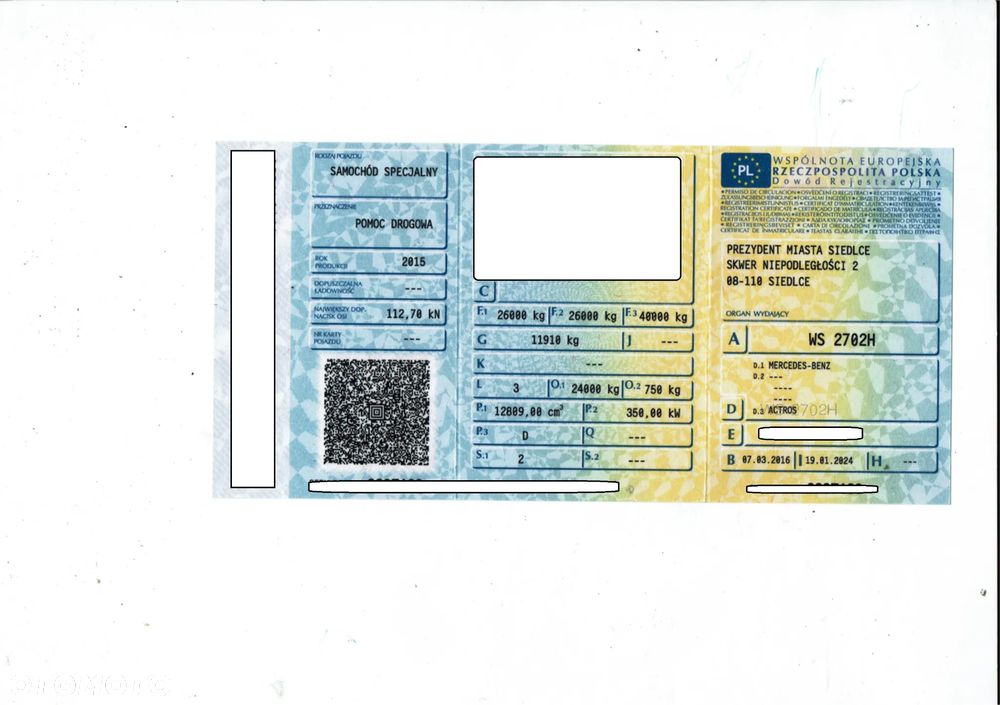 Mercedes-Benz ACTROS 2548 pomoc drogowa + przyczepa / ZESTAW - 34