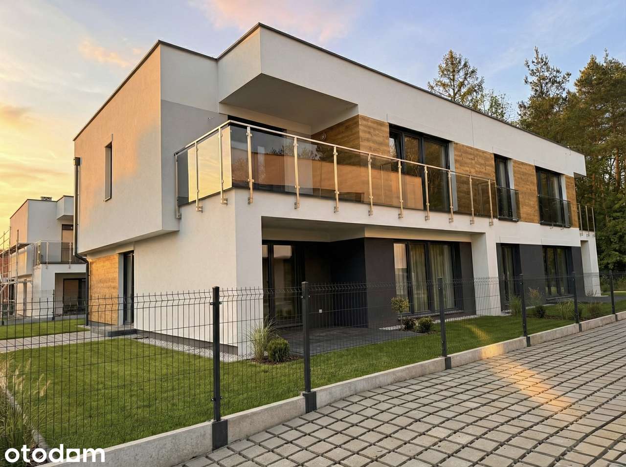 Nowy apartament z ogródkiem w sąsiedztwie lasu