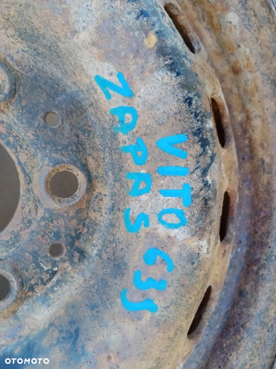 Felga stalowa zapas 5x112 195/65 R16 C Mercedes Vito 639 - 6
