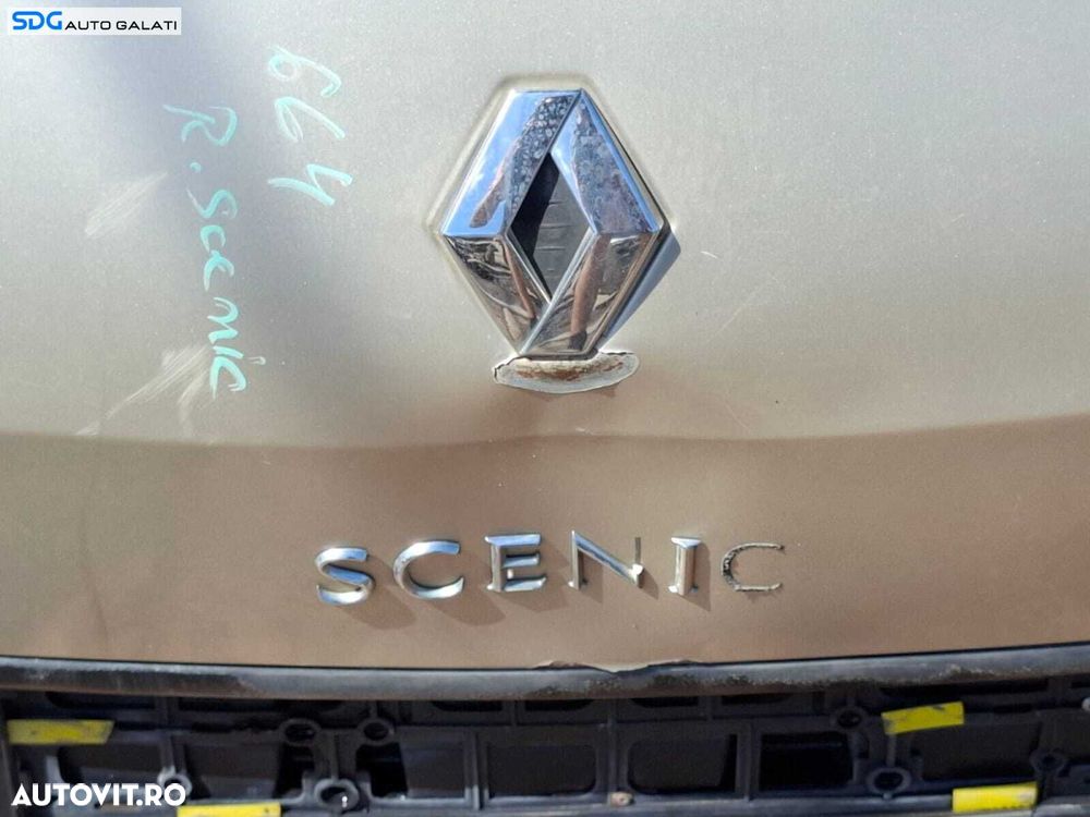 Haion Hayon Portbagaj Dezechipat cu Luneta Geam Sticla Renault Scenic 2 2003 - 2009 (Mici Defecte Ondulatii) [LC0625] - 5