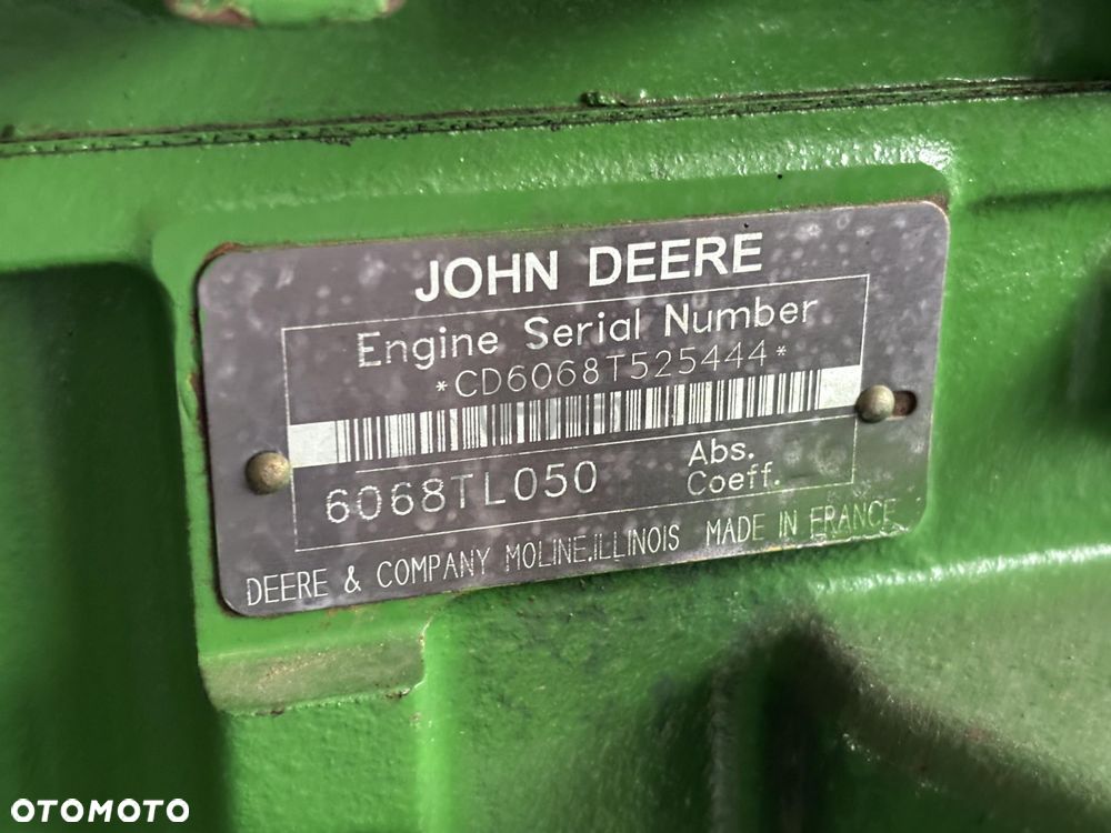 John Deere 6510, 6610 Kompletny silnik 6.8L 6-cylindrowy AUTO POWER AUTOPOWR R119565 - 6