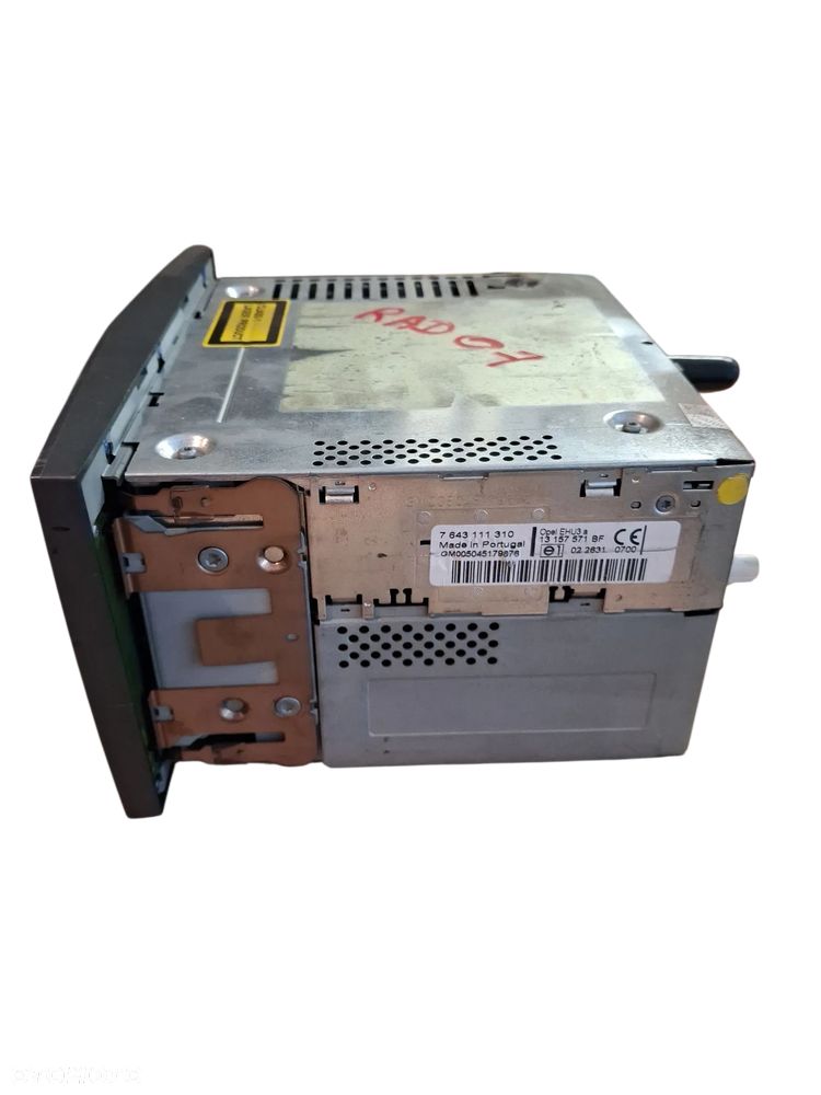 RADIO OPEL VECTRA C CD 50 PHONE 7643111310 - 2