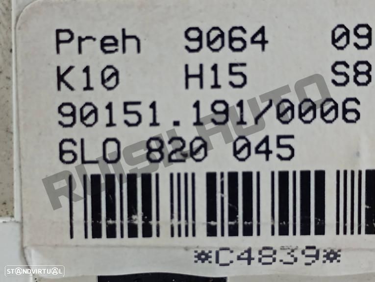 Comutador De Sofagem / Climatronic 6l082_0045 Seat Cordoba Salo - 3
