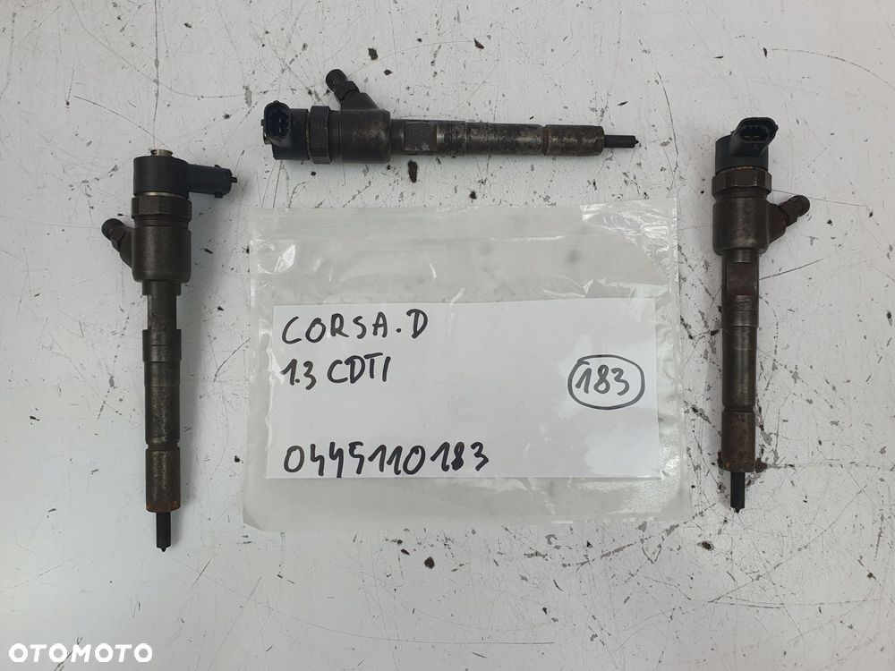 WTRYSKIWACZ Fiat Punto Opel Corsa Meriva Suzuki Swift 1.3 JTD 0445110183 - 2