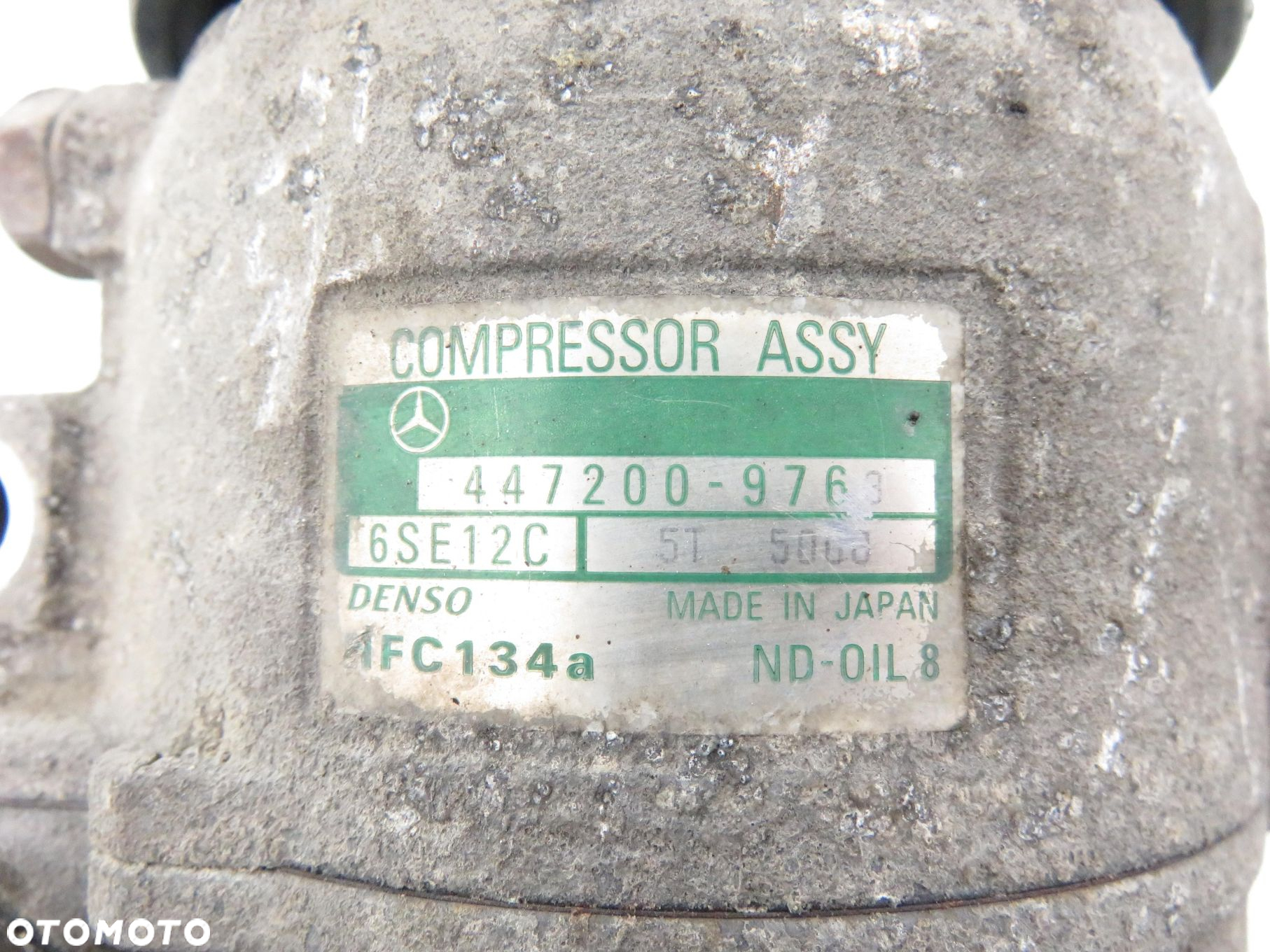 KOMPRESOR KLIMATYZACJI MERCEDES W168 1.6 4472009763 - 6