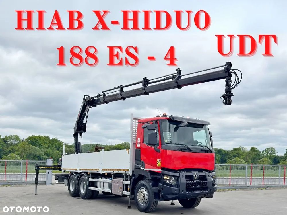 Renault C 430 * SKRZYNIA 7,05 m * HIAB X-HIDUO 188 ES-4 + PILOT/ 6x4 - 1