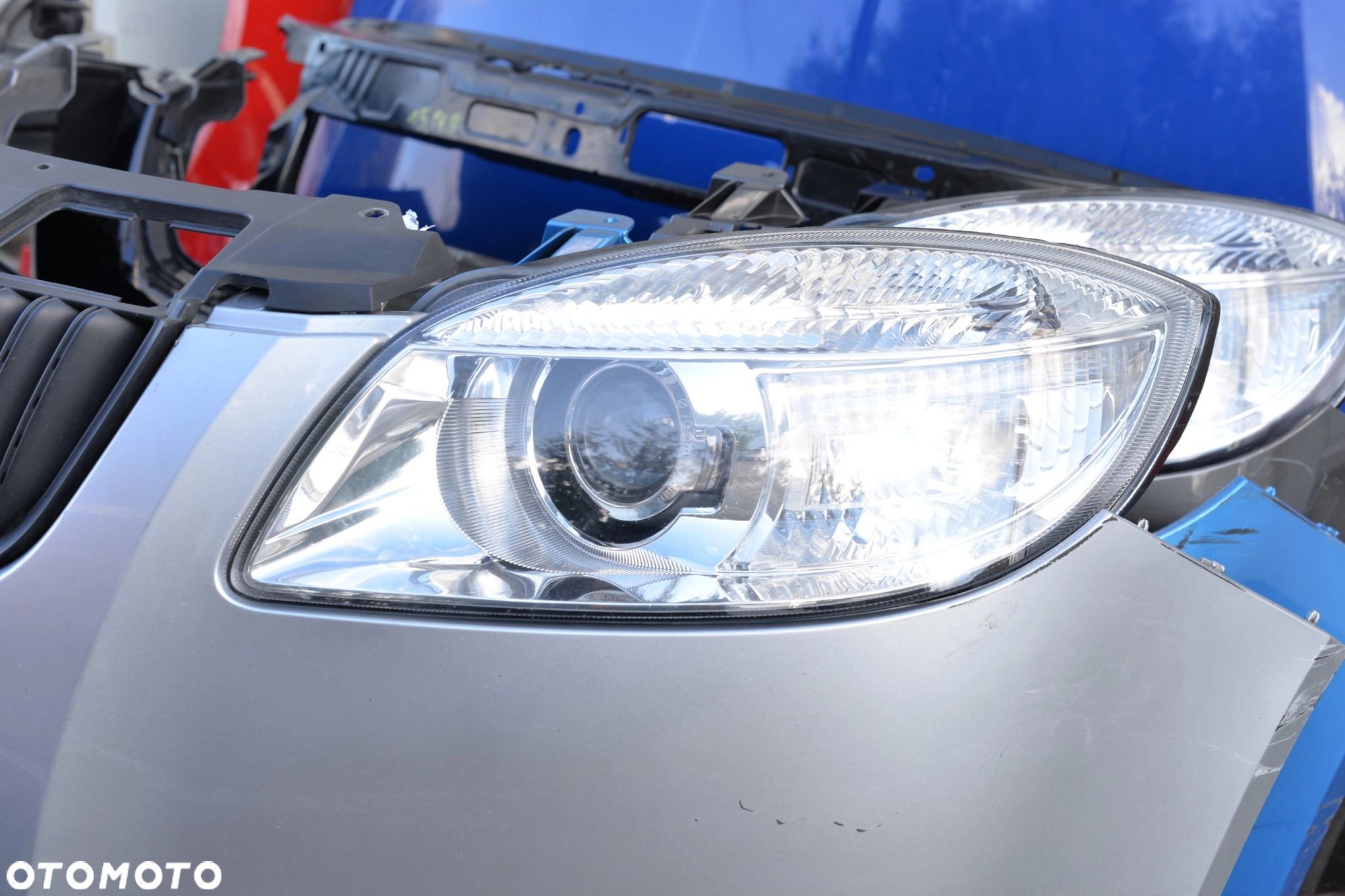MASKA ZDERZAK GRILL BŁOTNIK LAMPA PAS BELKA SKODA FABIA 2 II + ROOMSTER - 8