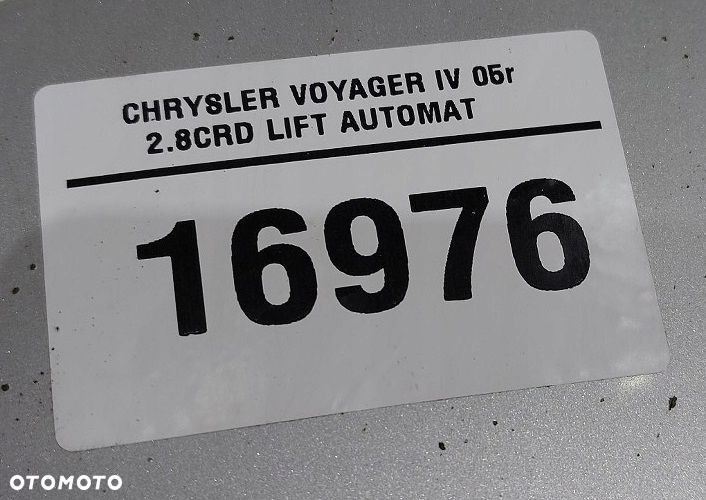 MASKA POKRYWA SILNIKA CHRYSLER VOYAGER IV 05r - 11