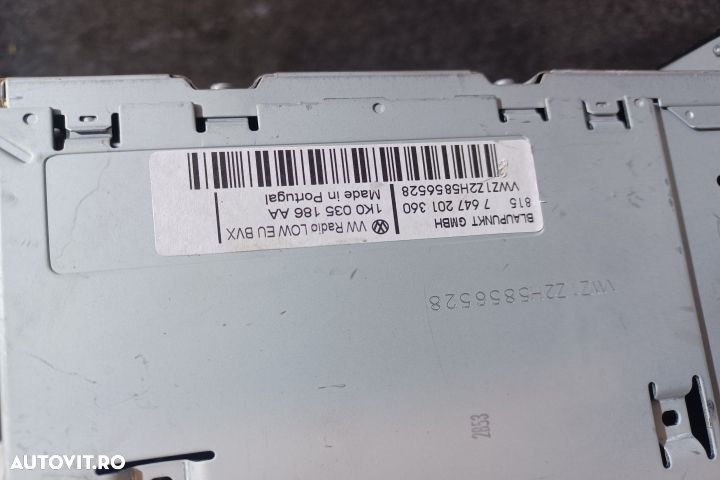Radio cd 1K0035186AA Volkswagen VW Golf 5 [2003 - 2009] Variant wagon - 4