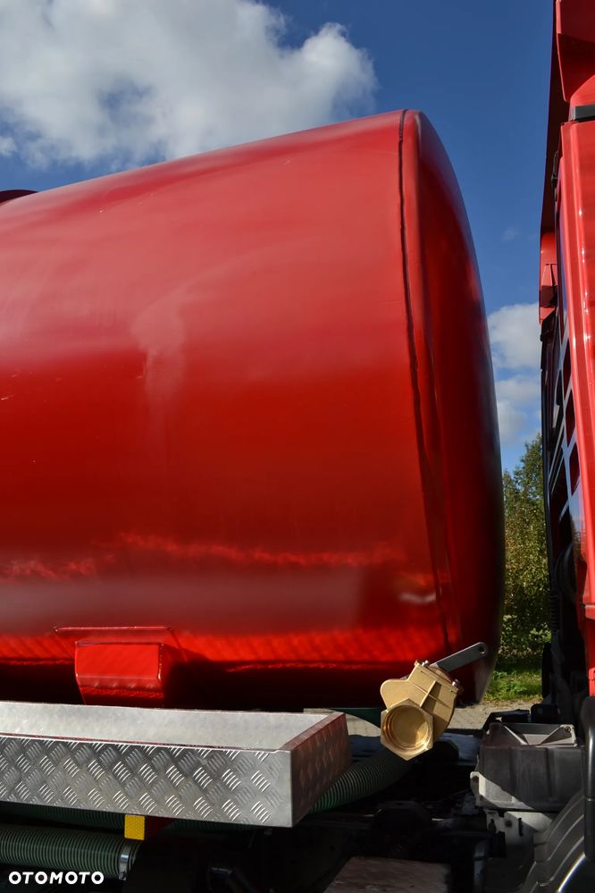 MAN TGS 35.480 8x4  ASENIZACYJNY SZAMBIARKA NOWA BECZKA 25m³ 4 OŚ PODNOSZONA I SKRĘTNA POMPA JUROP RV-520 SPECJALNY - 9