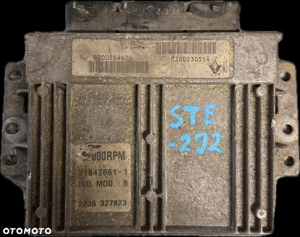Sterownik KOMPUTER SILNIKA ECU RENAULT 8200264679