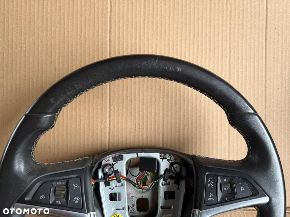 Kierownica skórzana skora Opel Astra J IV Mokka Meriva B multi sterowanie - 3