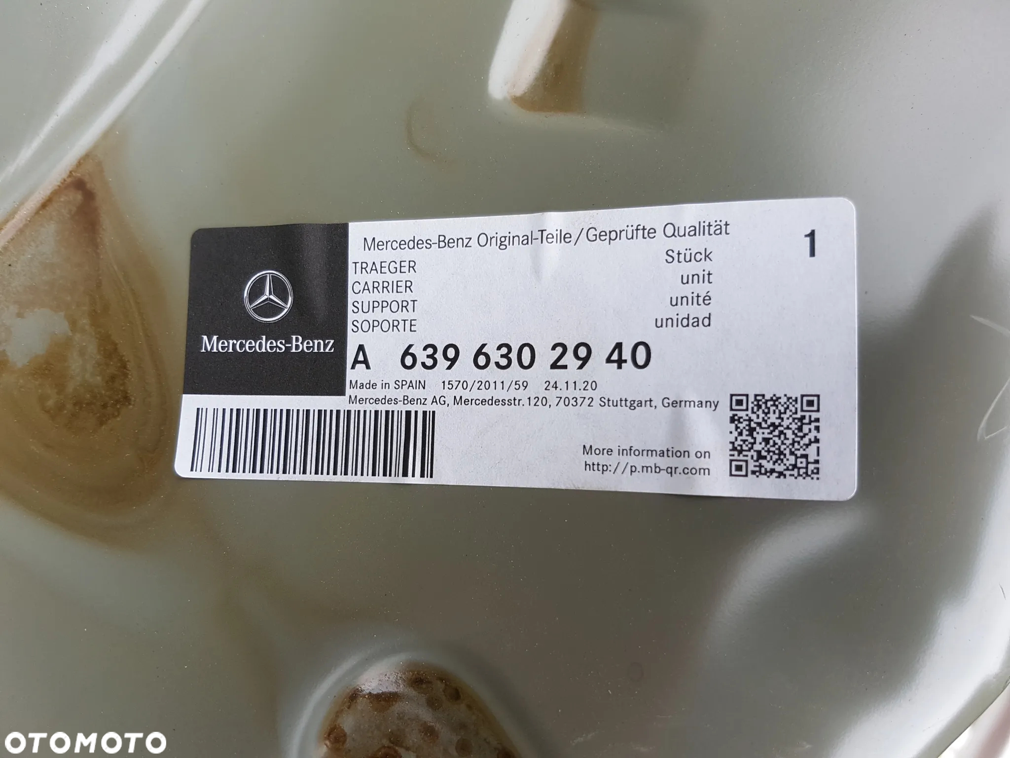 MERCEDES VITO VIANO W639 SŁUPEK NAROŻNIK LEWY TYŁ - 3