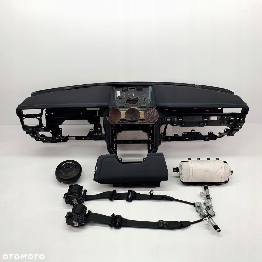 FORD MUSTANG DESKA ROZDZIELCZA KONSOLA KOKPIT PULPIT PODUSZKI AIRBAG AIR BAG PASY KIT SET - 1