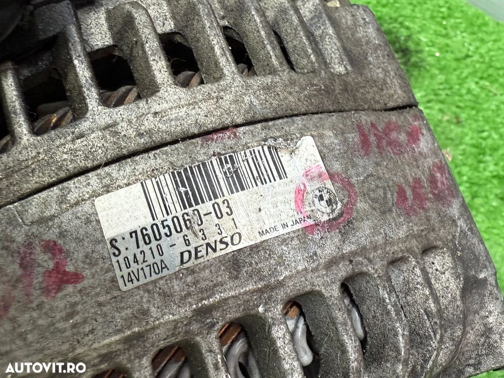 ALTERNATOR BMW 116I SERIA 1 F20 F21 2012 COD OEM 760506003 2011-2019 - 8