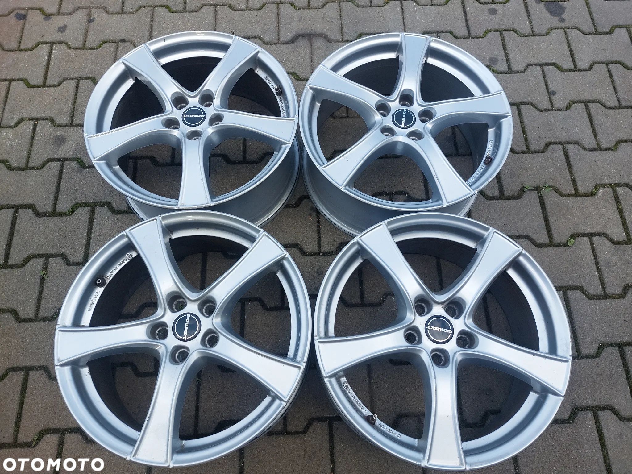 FORD FOCUS KUGA FELGI ALUMINIOWE BORBET R18 7.5J ET50.5 5X108 PROSTE! - 1