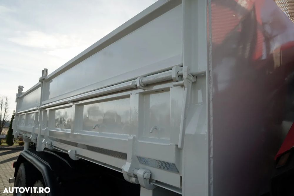 Renault KERAX 410 / 6x4 / BASCULĂ + HDS FASSI F150 / platformă hidroizolatoare / BORDMATIC / anvelope 100% / graifer - 19