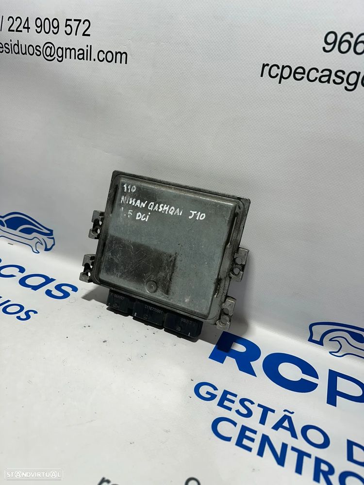 .Centralina Motor Original Siemens Nissan Qashqai J10 1.5 dCi K9k282 K9K292 23710JD54D S180033104 2006 - 2014 - 6