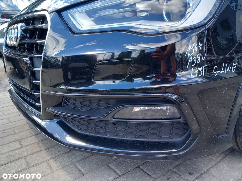 AUDI A3 8V ZDERZAK PRZEDNI PRZÓD S-LINE PARKTRONIC PDC SPRYSKI KOLOR: LY9T - 4