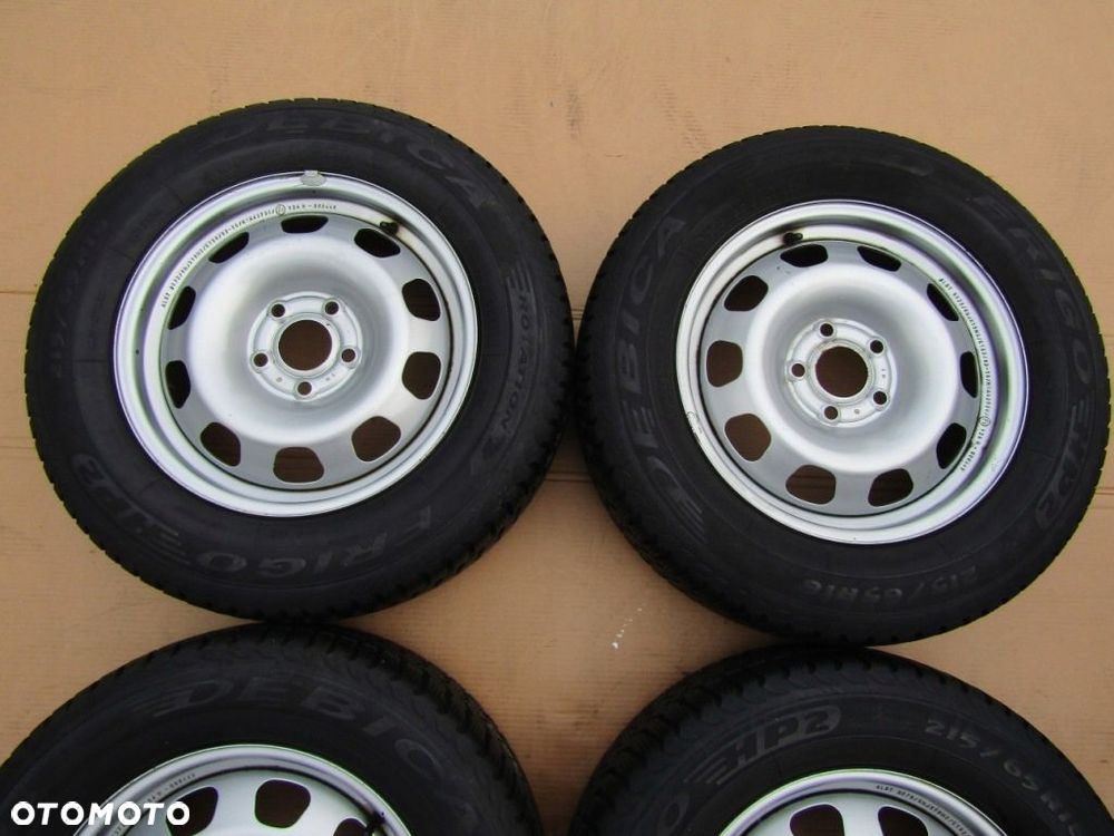4x Felgi Koła 16 Dacia Duster OE I II / 6,5j 5x114,3 ET50 Opony 215/65 - 4