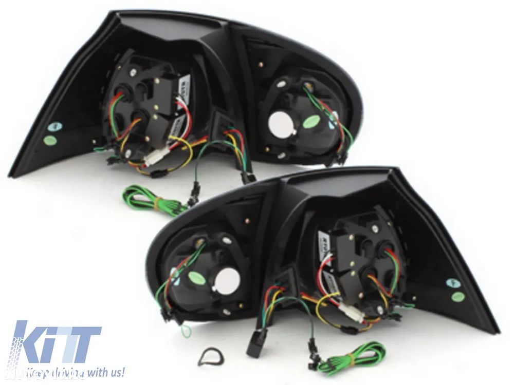 Stopuri cu LED compatibil cu VW Golf V 5 (2004-2009) Negru Fumuriu Stil Urban - 4