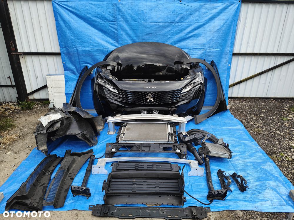 Peugeot 5008 II lift maska zderzak przód kompletny demontaż kolor EXY - 1
