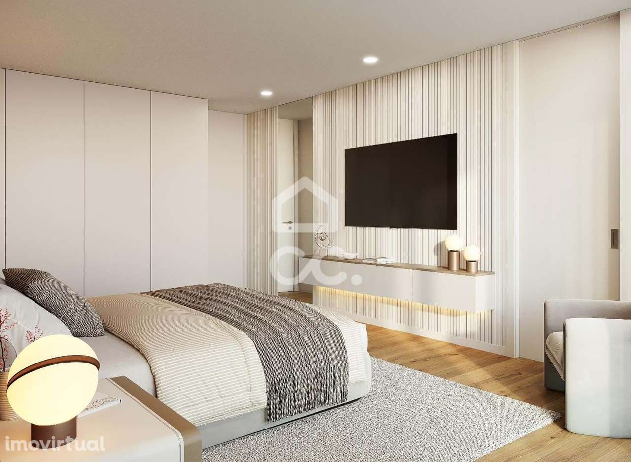 Moradia T4 nova, com jardim e terraço, em condomínio privativo com pis - Grande imagem: 5/48