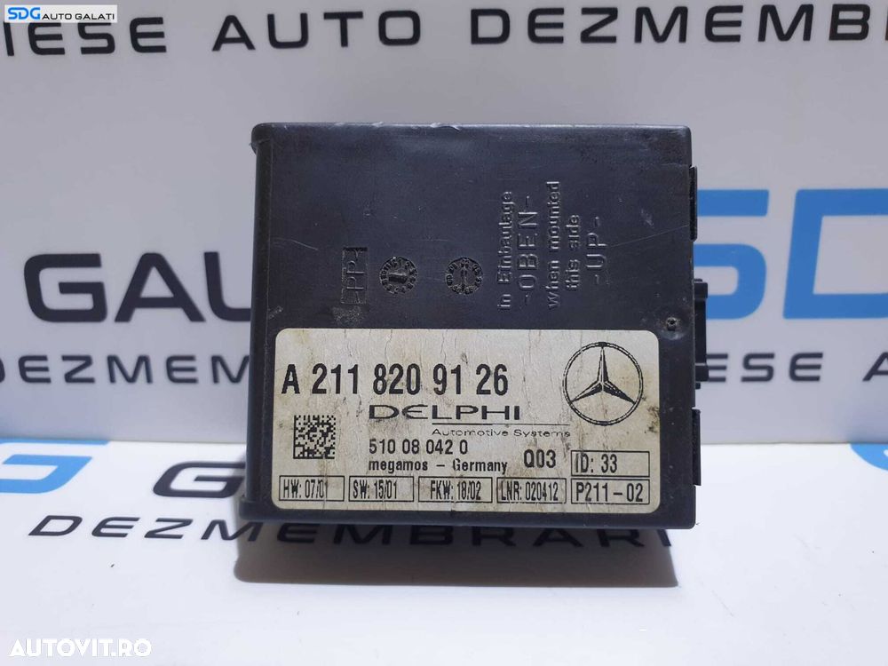 Unitate Modul Calculator Alarma Antifurt Mercedes Clasa E Class W211 2002 - 2009 Cod A2118209126 [LR0516] - 1