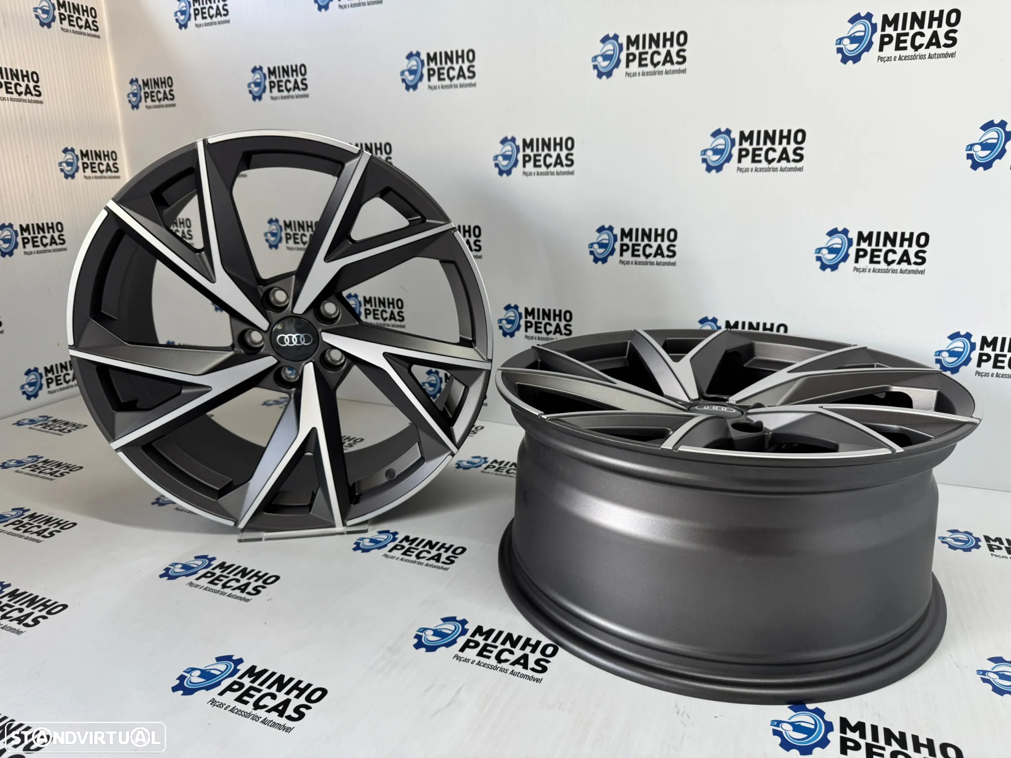 Jantes Look Audi R8 em 19 (5x112) Gunmetal Polish - 5
