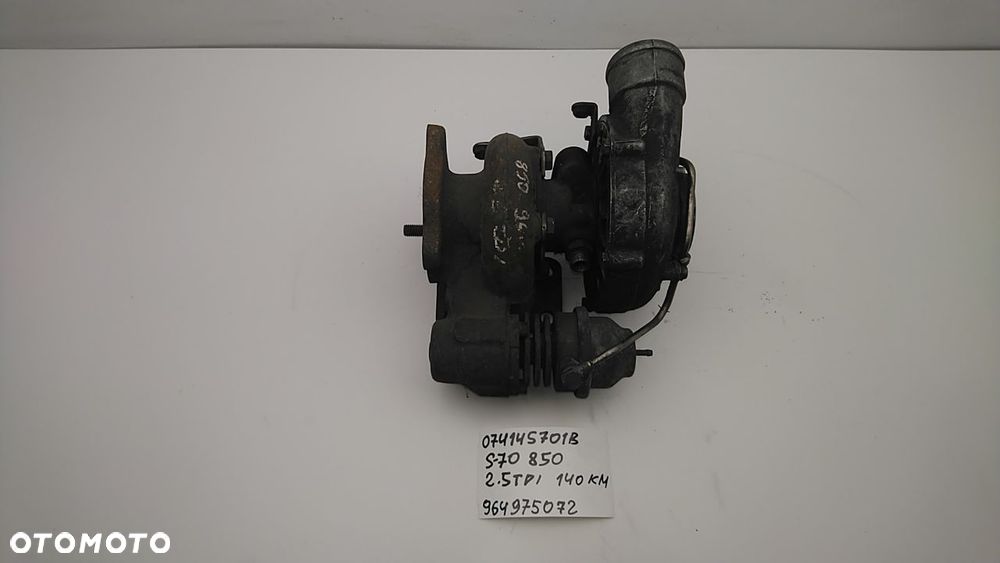 TURBINA 2.5 TDI 2.5 D 140KM VOLVO 850 S70 074145701B 964975072 - 4